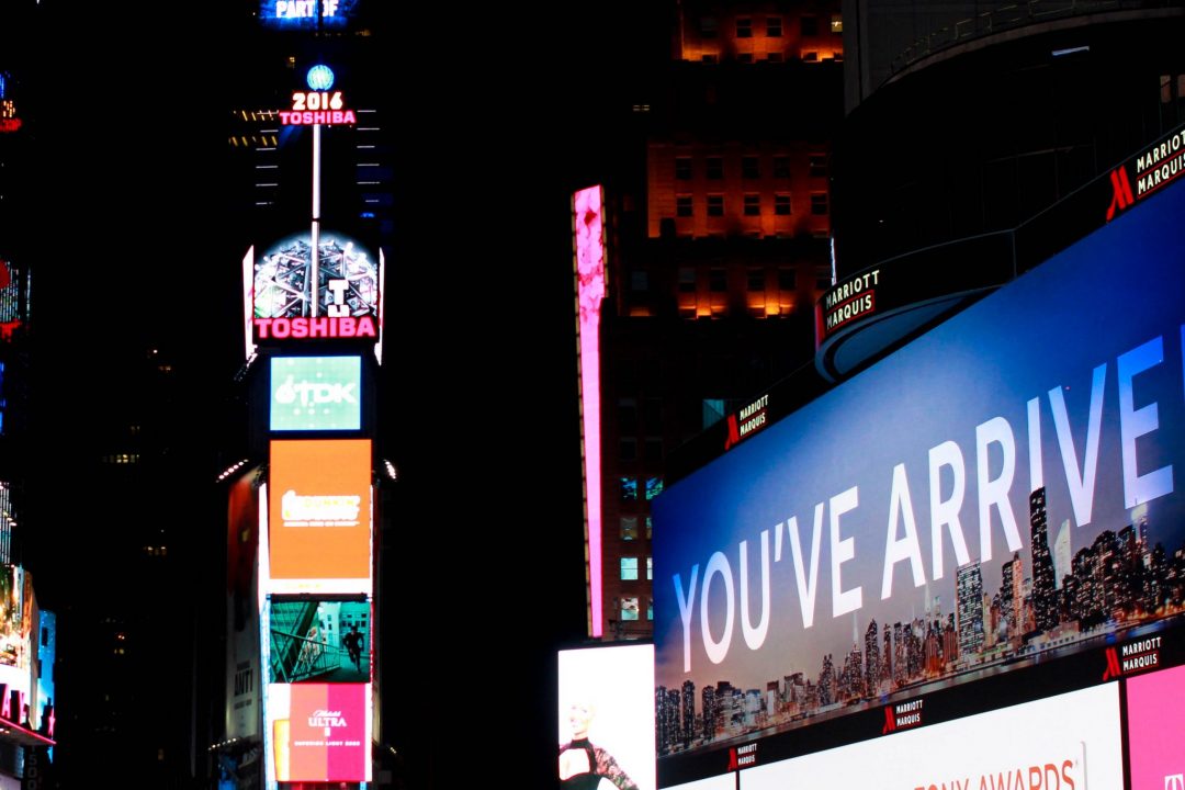 Times Square at Night is a must if you're spending 4 days in New York City!