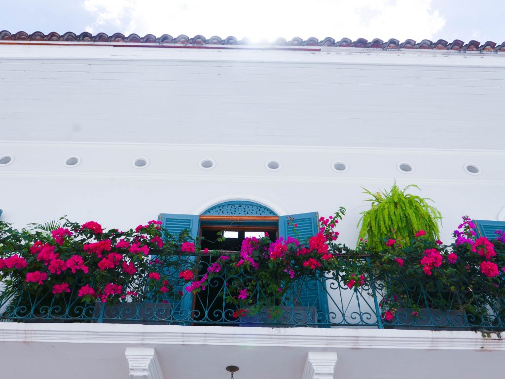 Balcony Flowers Casco Viejo Panama City