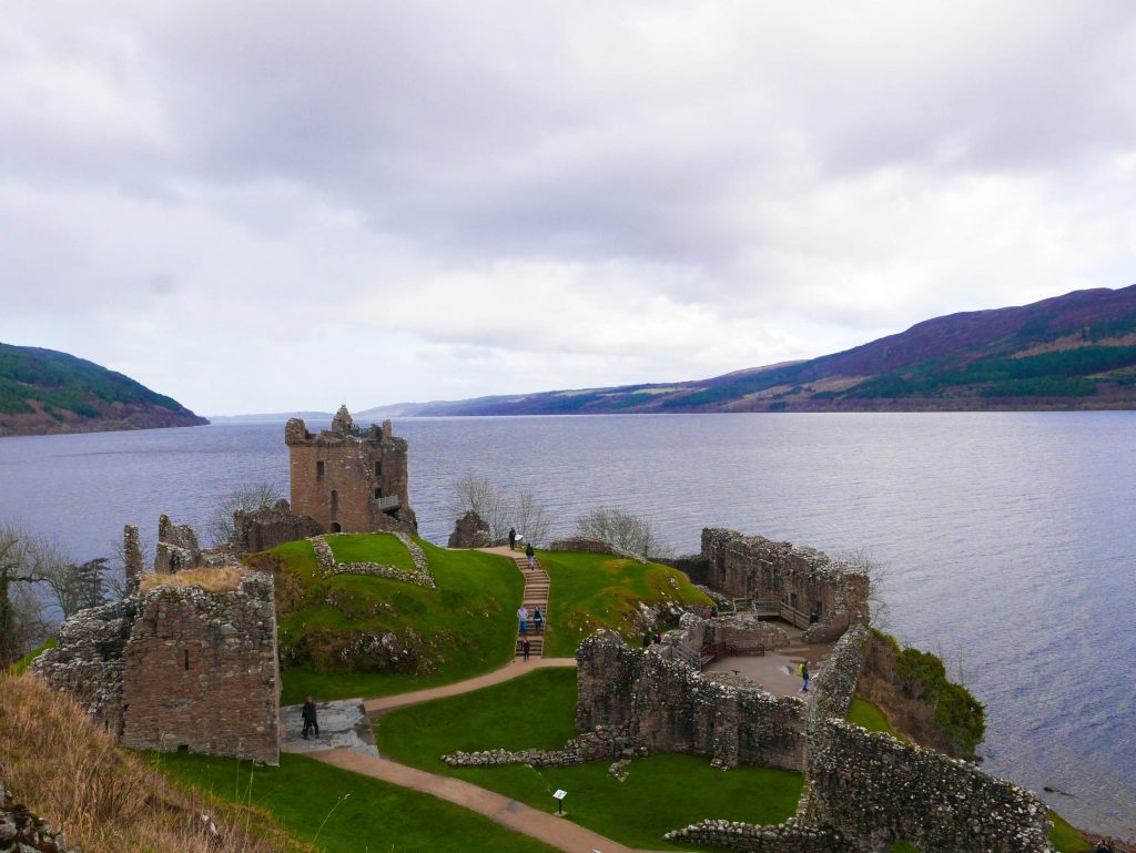 Urquhart Castle on Loch Ness, Drumnadrochit, Scotland
