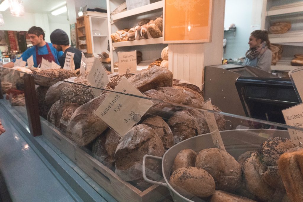 A display of bread at the Alternative Bread Company English Market Cork