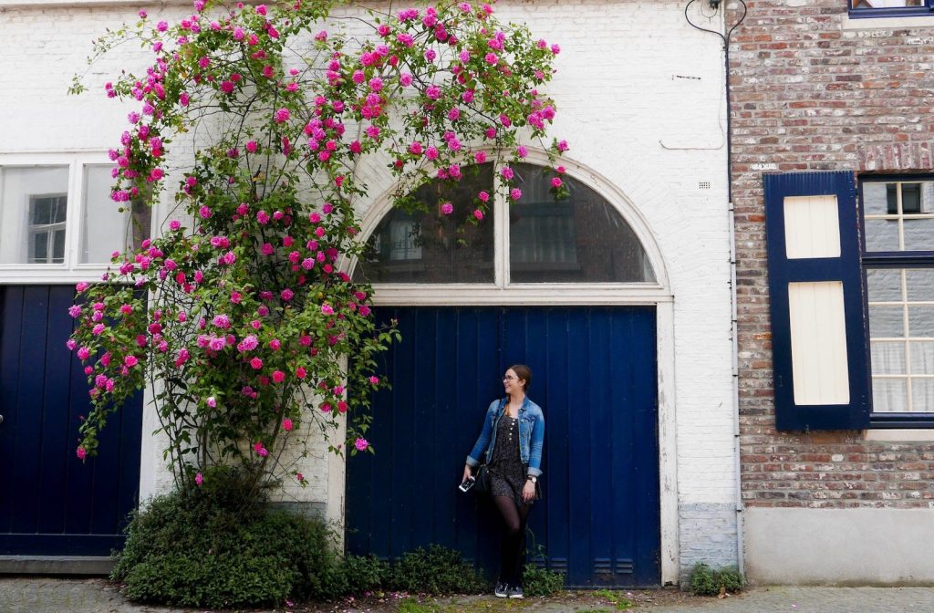 Addie in Bruges, one of the best solo female travel destinations