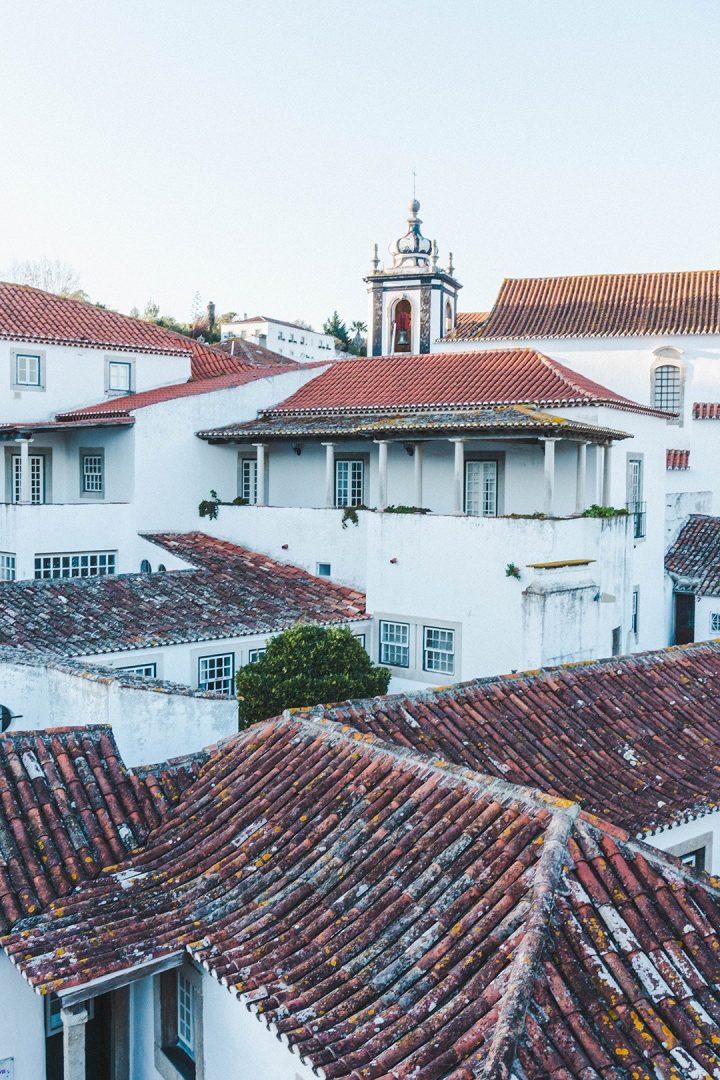 Roofs in Obidos, Portgual