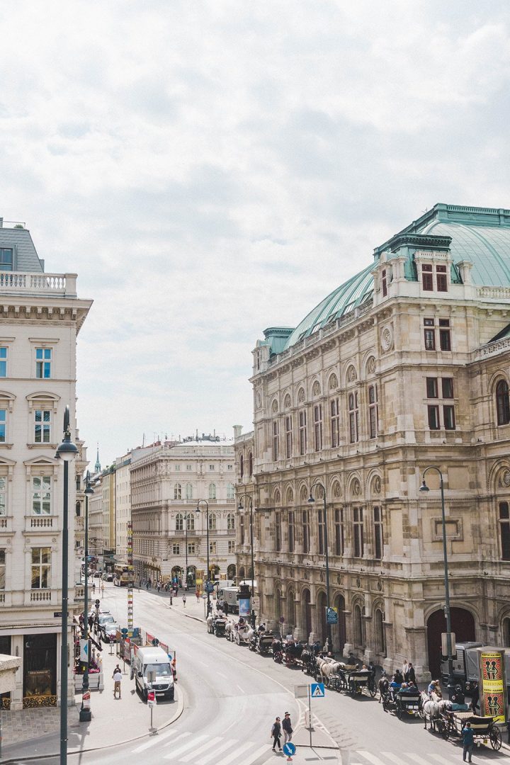A beautiful street in Vienna, Austria