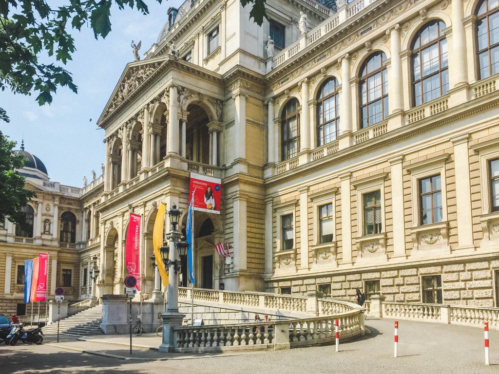 Vienna University, where Angela was studying abroad in Vienna.