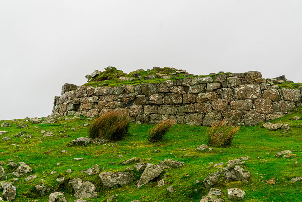 a rock wall
