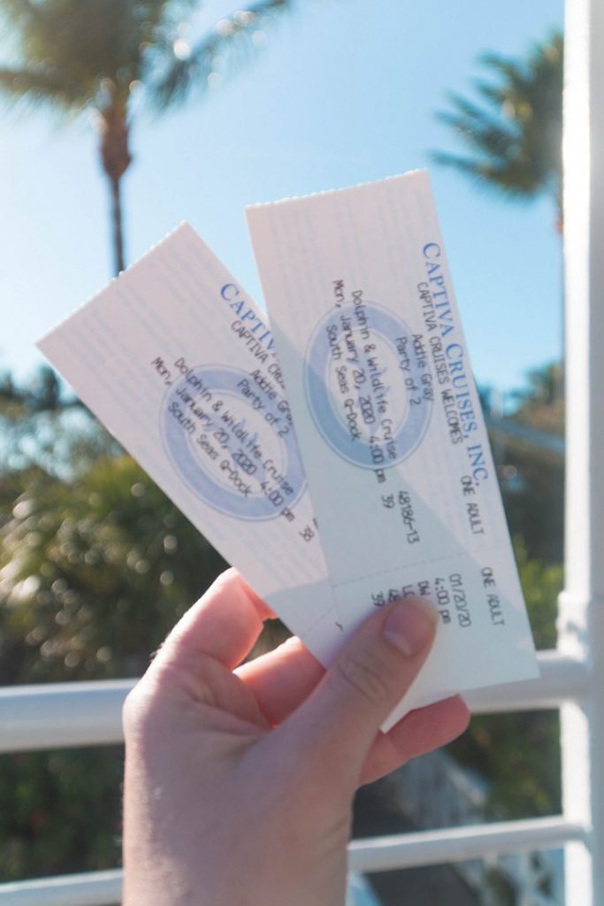two tickets for captiva cruises