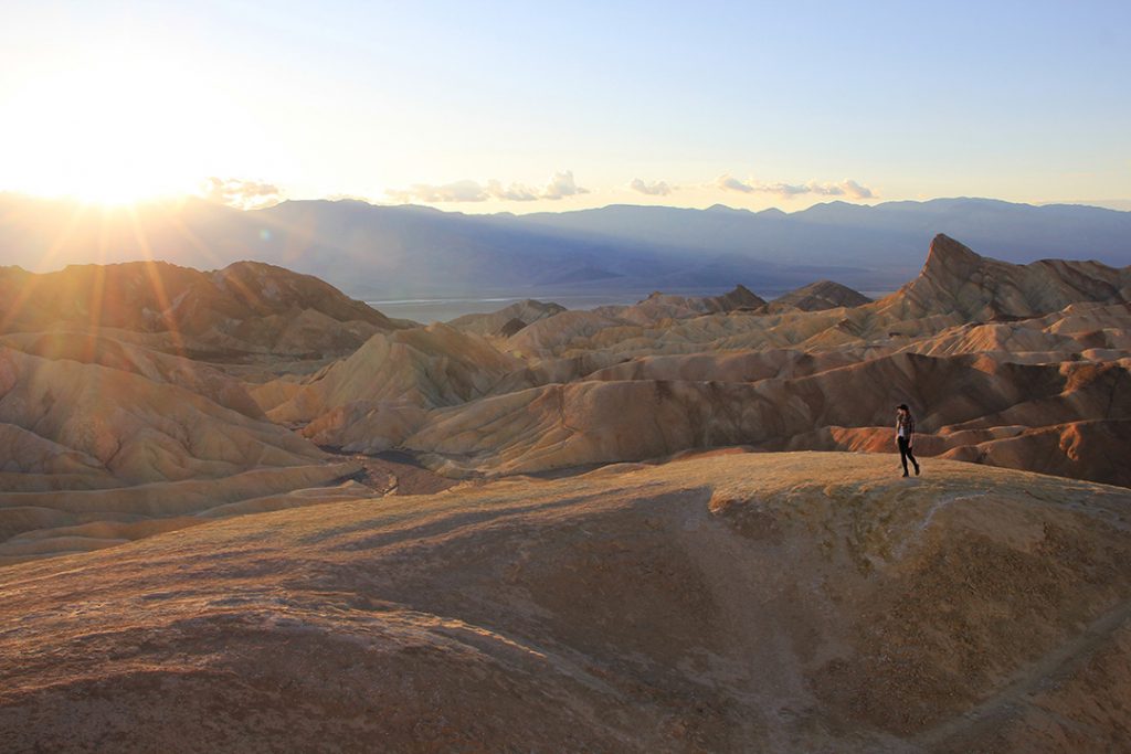 Death Valley National Park at sunset