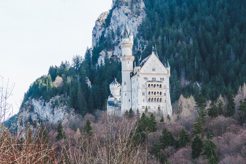 neushcwanstein castle as seen from the ticket centre
