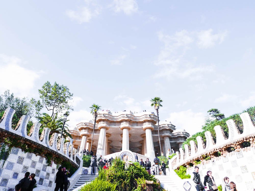 Park Guell Monumental Zone Barcelona Spain