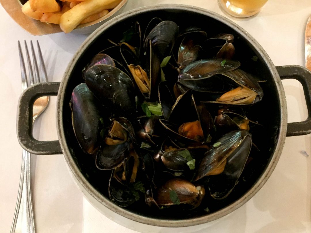 Mussels in Brussels Chez Leon
