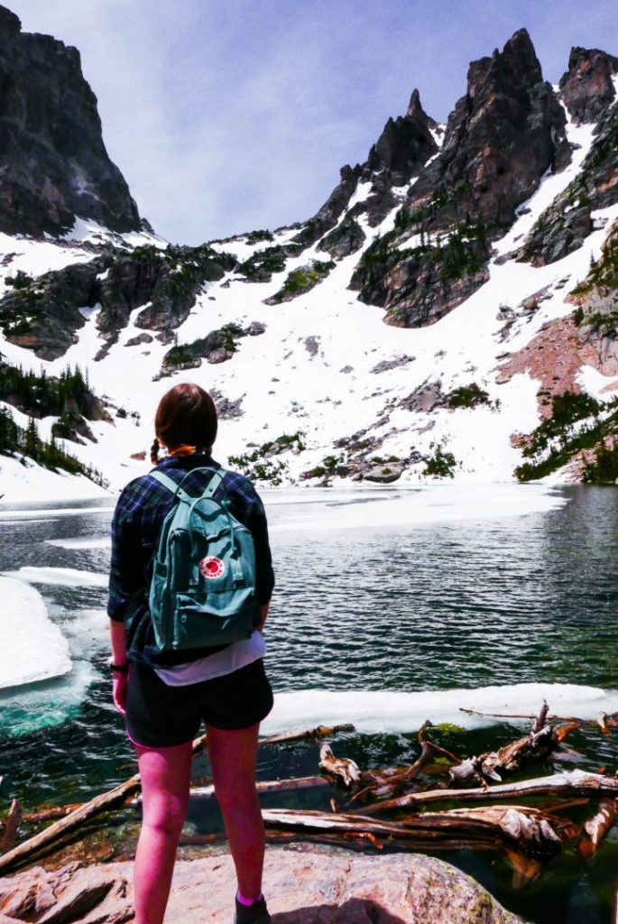 Addie Mountain Emerald Lake Rocky Mountain National Park