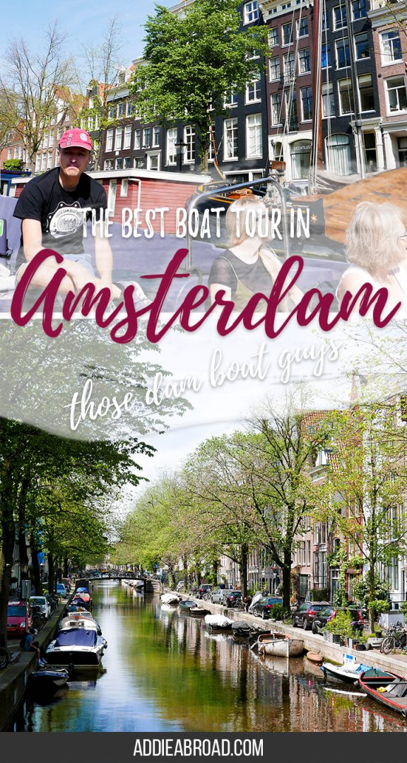 Want to know what boat tour to take while you're in Amsterdam? Go for Those Dam Boat Guys for off the beaten track canals and hilarious guides | Amsterdam Canal Tour