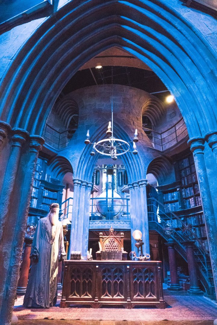 Dumbledore's Office at the Harry Potter Studio Tour London
