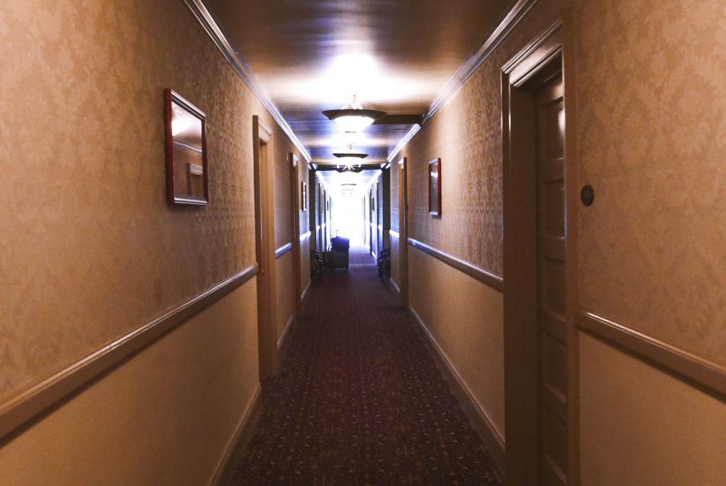The Hallway on our Stanley Hotel ghost tour