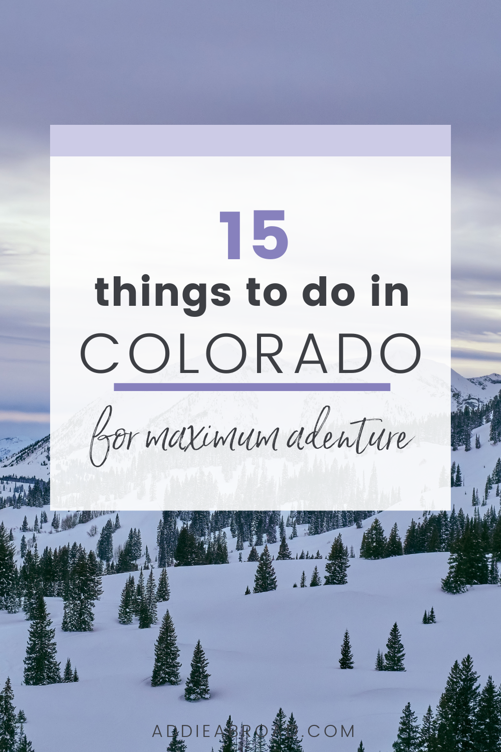 5 Day Denver Itinerary // A Denver & Colorado Itinerary for Maximum ...