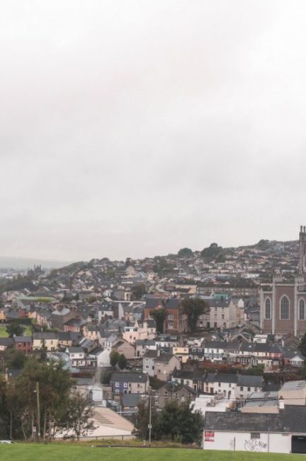 View from a hill in Cork City, Ireland