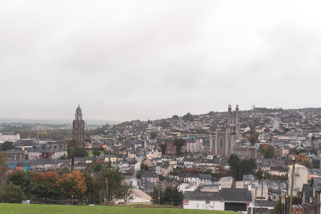 View from a hill in Cork City, Ireland