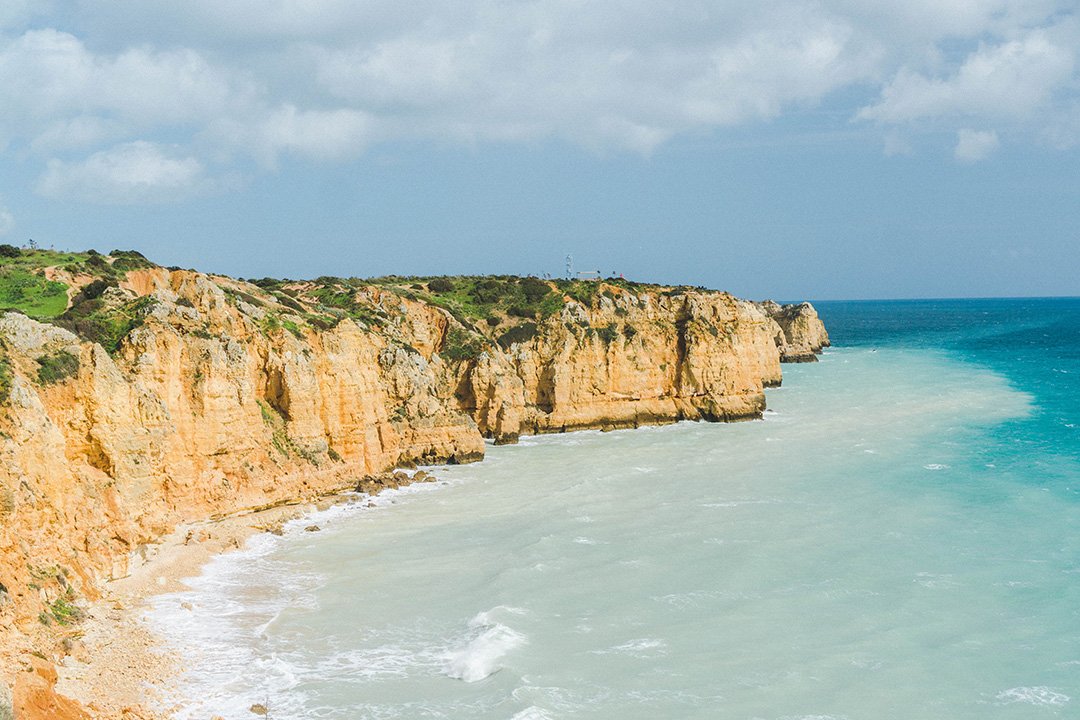 The stunning cliffs of Lagos, portugal