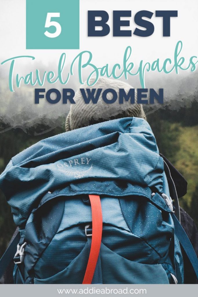 Looking for a great carry on travel backpack to help with packing for your next adventure? This post digs into everything you need to look at when choosing a travel backpack and lists the top 5 best travel backpack for women! Click through to find out what they are! #travel #backpack #packing