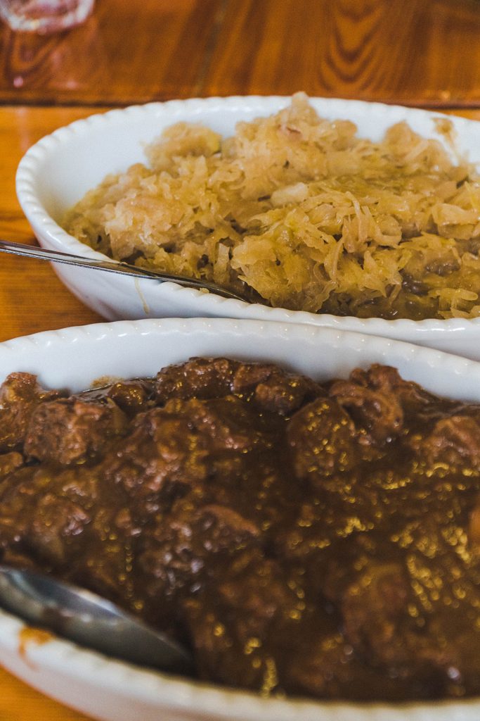 Goulash and sauerkraut, a must-eat when you visit Trentino!