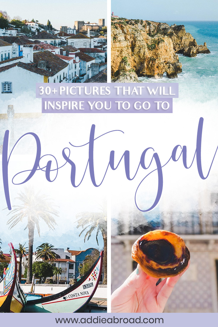 Dreaming of traveling to Portugal? These 22 pictures of Portugal will have you booking a plane ticket ASAP. Travel to Lisbon, Porto, Obidos, Aveiro, and Lagos through travel photography! #travel
